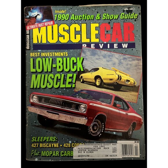 1990s Muscle Car Review Lot of Magazines, Jan, Feb, April Mopar, Chevy, Hemi - Picture 2 of 11